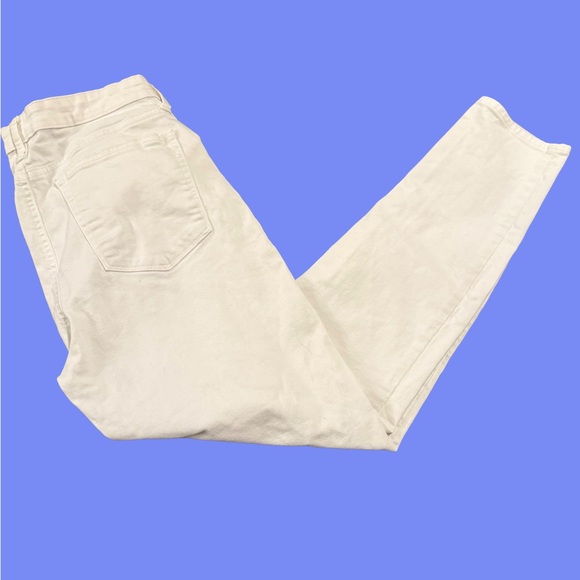 Lucky Brand Denim - Lucky Ava Skinny white cotton jeans women’s size 12 measurements in pictures